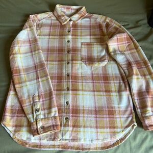 Billabong Adventure Division Forge Flannel Fleece Women's Medium Plaid Shirt